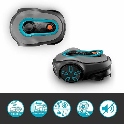 Robotická sekačka GARDENA chytrá SILENO free, 600 m², šířka sečení: 22 cm - B Robotická sekačka GARDENA chytrá SILENO free, 600 m², šířka sečení: 22 cm - B